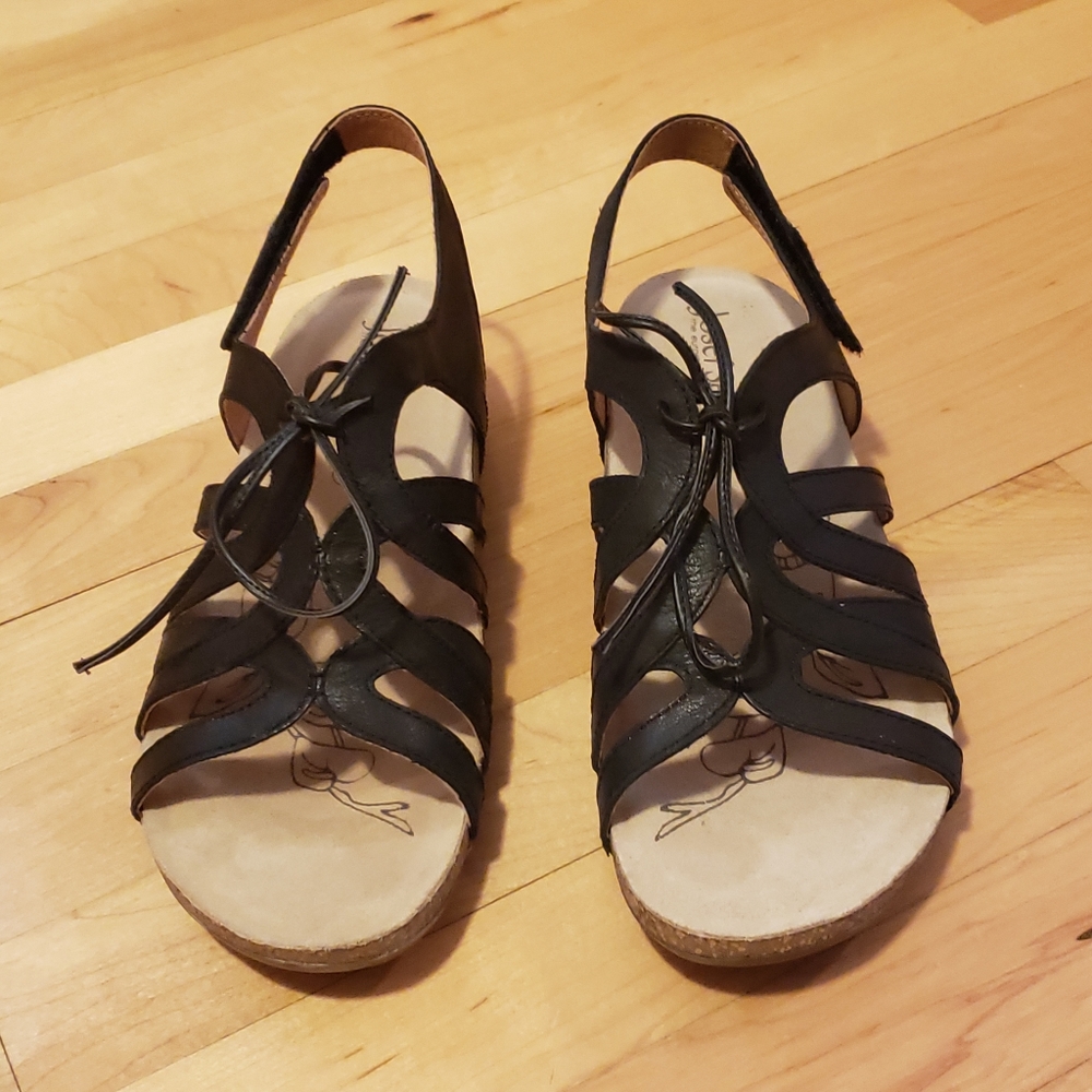 New Josef Seibel black sandals
